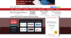 Desktop Screenshot of doingmorewithlessbook.com